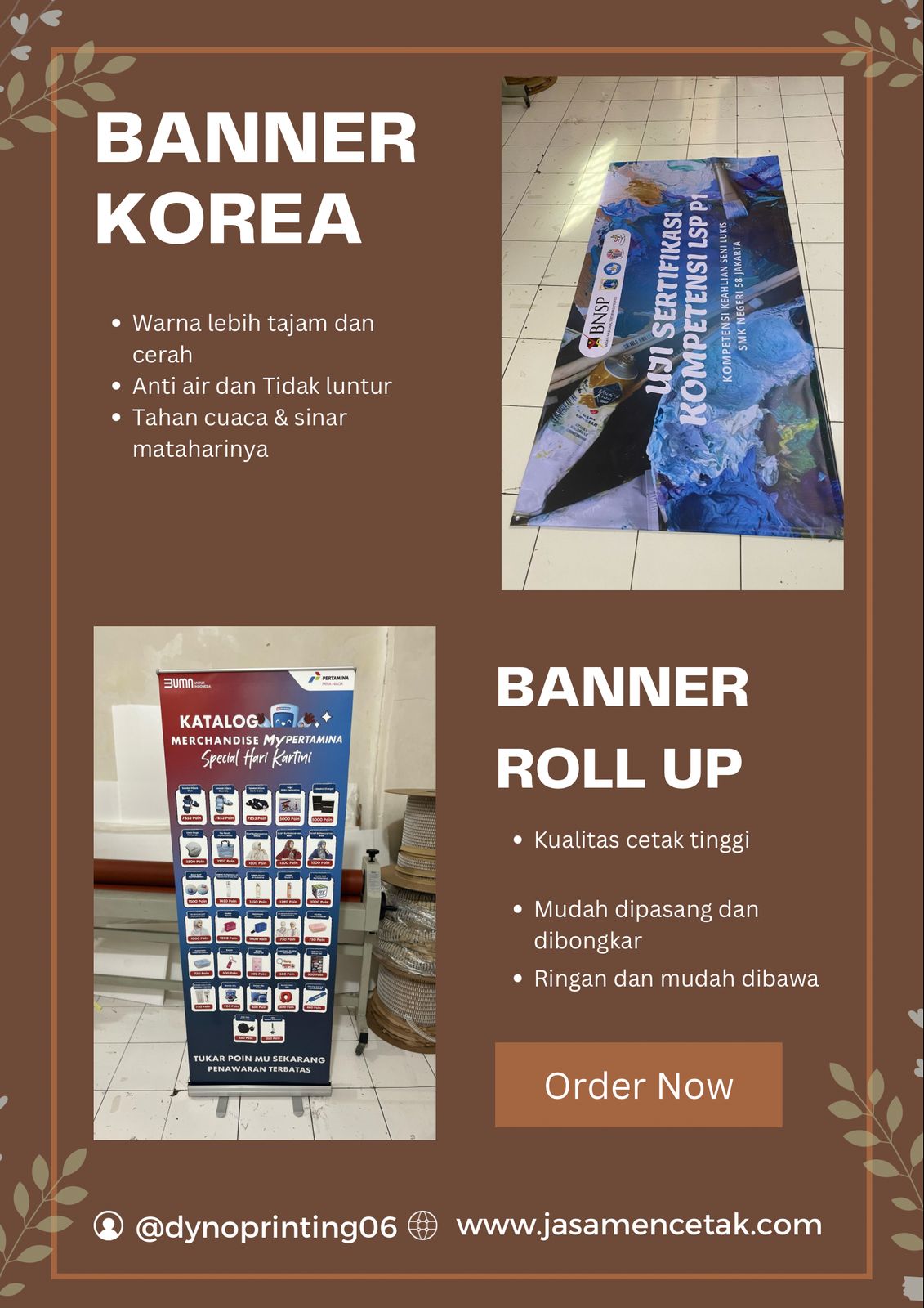Jenis-Jenis Banner: Dari Roll-Up hingga X-Banner