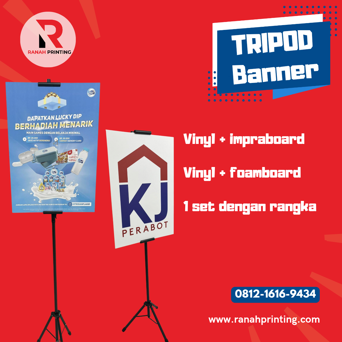 produksi tripod banner