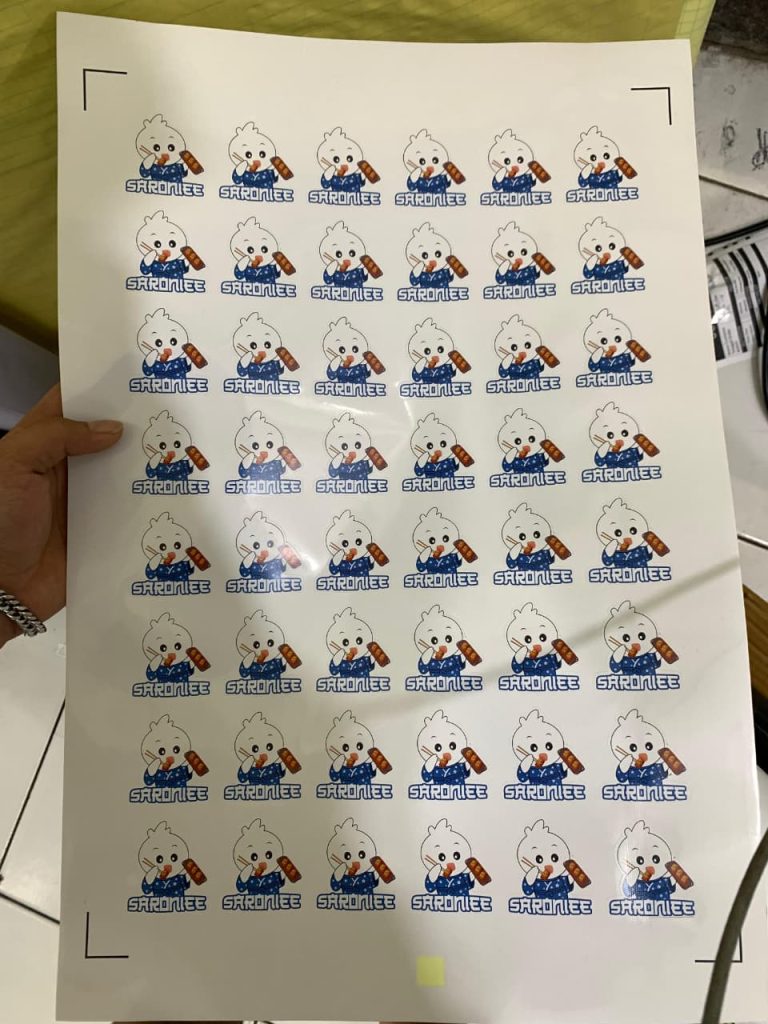 stiker untuk branding