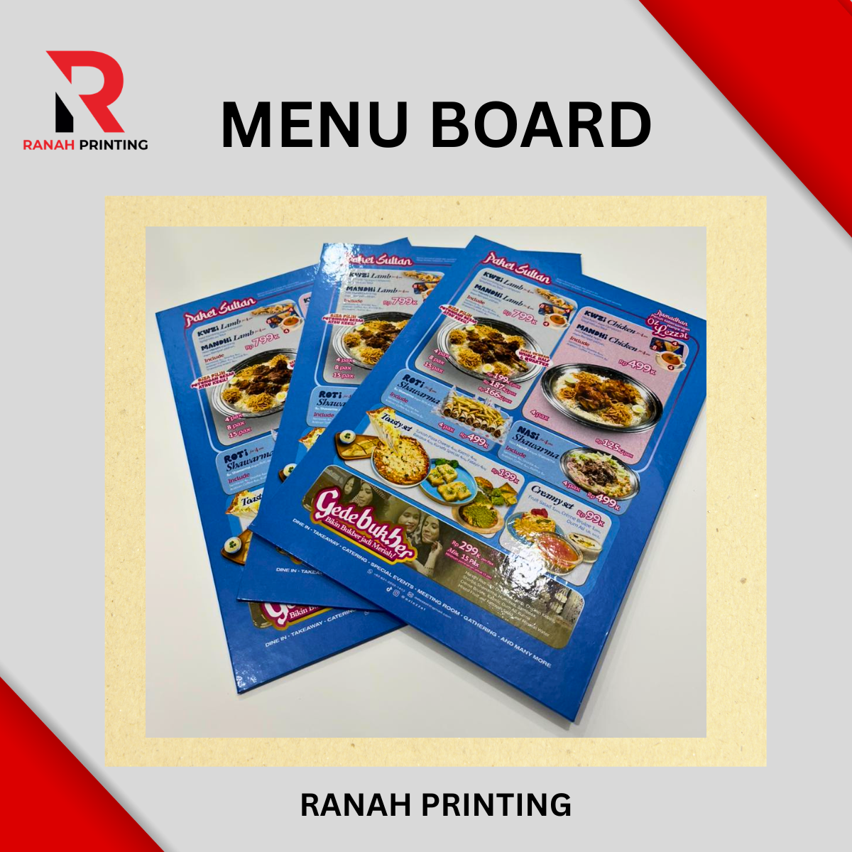 Cetak Menu Board yang Bagus Itu Bukan Cuma Desain