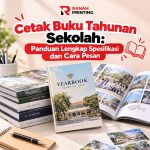 Cetak buku tahunan di Ranah Printing dengan jilid hard cover